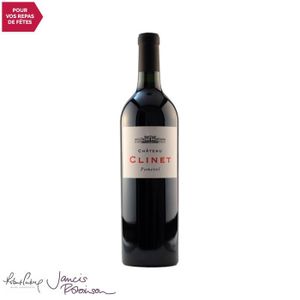 VIN ROUGE Château Clinet Rouge 2017 - 75cl - Vin Rouge de Bordeaux - Appellation AOC Pomerol - 16-20 Jancis Robinson - Cépages Merlot,