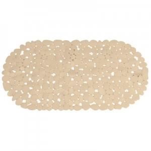 Rouge baignoires de dépôt Tapis de bain bacs Tapis Caillou Pierre Motif 68x35cm