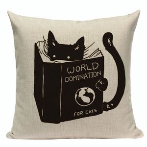 Housse Coussin Motif Chat Achat Vente Pas Cher Housse Coussin Motif Chat Achat Vente Pas Cher
