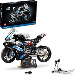 KIT MODÉLISME LEGO 42130 Technic BMW M 1000 RR, Maquette de Moto, Modele Reduit, Construction et Exposition, pour Motards Adultes, Idee de 