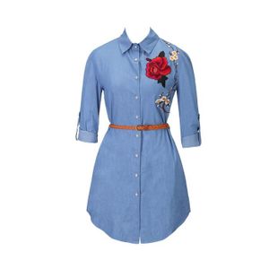 chemise jeans femme