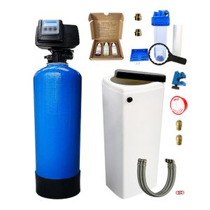 ADOUCISSEUR D'EAU Adoucisseur d'eau bi-bloc 14L Fleck 5600 SXT complet avec accessoires - TOODO