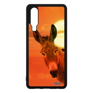 COQUE - BUMPER Coque Huawei P30 en silicone ane tetu 4G orange mu