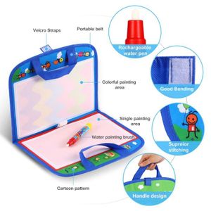 JEU D'APPRENTISSAGE Tapis de griffonnage d'écriture d'eau | planche à dessin à l'eau 46 * 29.5cm ZR004