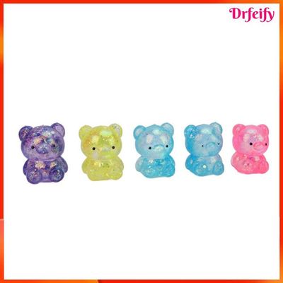 JIEBWCHA Jouet À Presser En Cuir Ciré, 6x6 Cm Jouet Anti-stress À Récupération Lente Pour Les