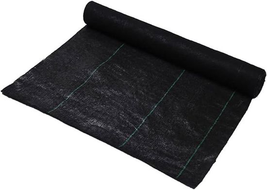Toile Anti-Mauvaises Herbes 90g/m² 2x10m - Perméable UV Stabilisé Pour Jardin Paillage