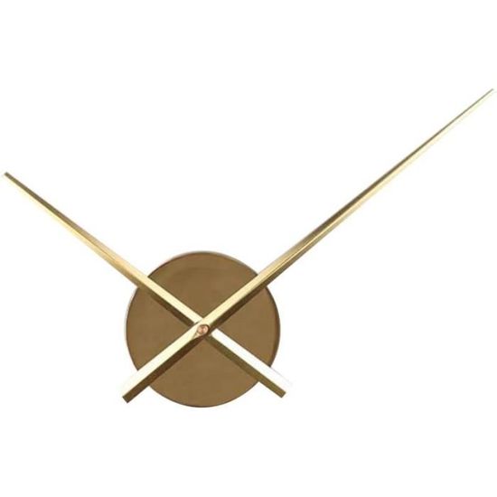 Horloge Murale Quartz DIY - Mécanisme Grand Cadran, Aiguilles 3D, Design Moderne, Décoration Maison, Bureau, Restaurant