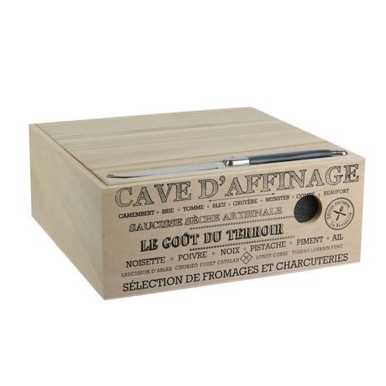 Lot De 2 Caves D Affinage A Fromage Et Couteaux Achat Vente