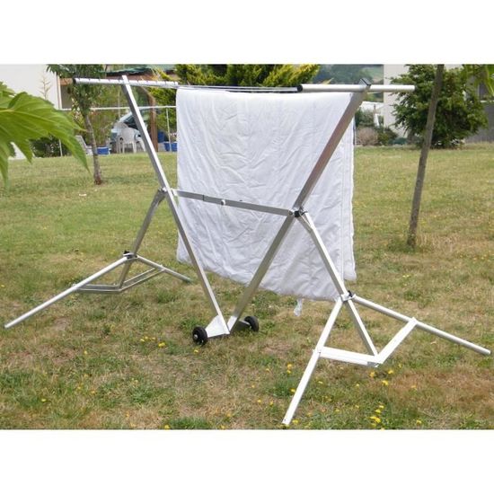 Séchoir à Linge Amovible Pliable Achat / Vente fil à linge étendoir