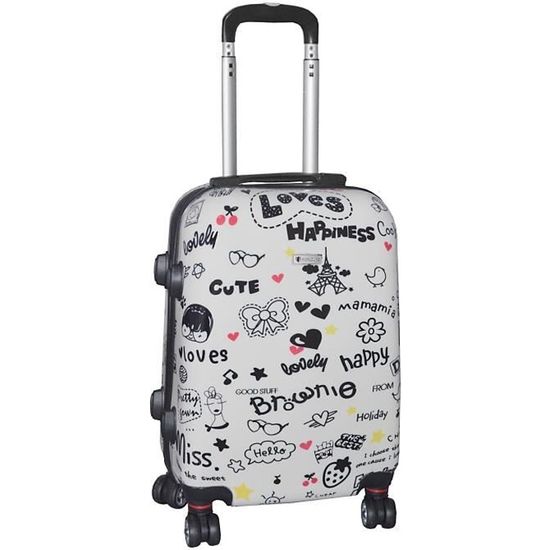 Valise bagage cabine pas cher pour enfant Happy-Worldline.