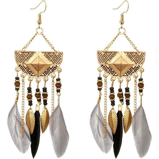 Boucle d’oreille pendante : nos modèles bohèmes & élégance