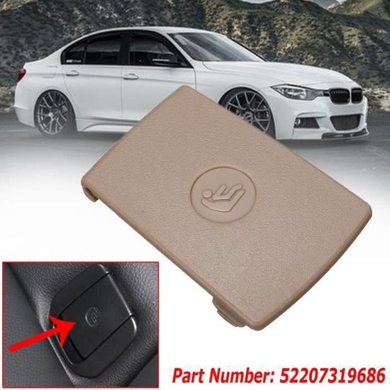 Housses De Siège Arrière ISOFix Pour BMW E92 M3 2005-2012 – Lot De 2, Couleur Beige