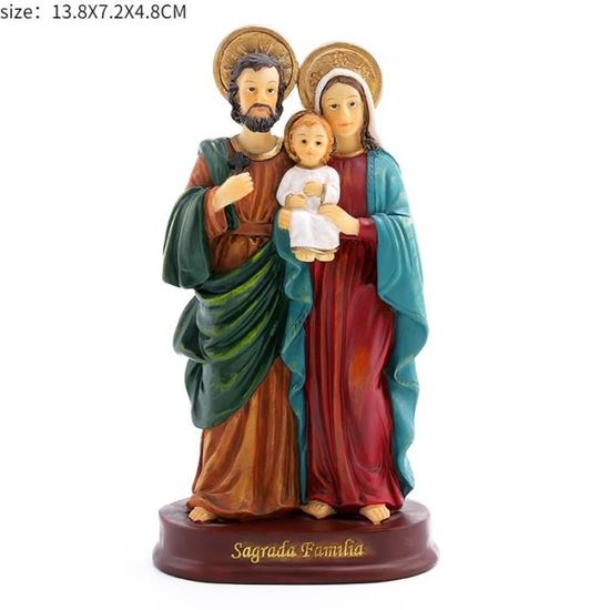 Chocolat Statue de jésus, Sculpture de la vierge marie, cadeau de