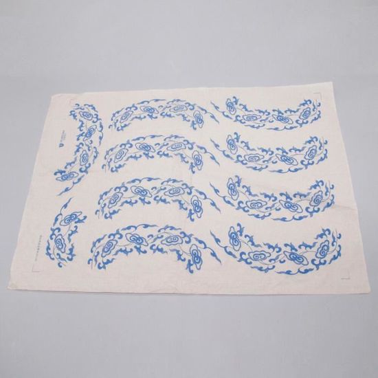 Papier Transfert Céramique Pour Poterie - Feuille 53x37 Cm, Motifs Fleurs Noires, Pour Décorer Poteries, Céramiques, émaux