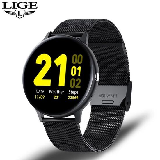 Montre Connectée LIGE Pour Femme 2025 - Écran AMOLED 1,43", Santé Et Appels, IP68
