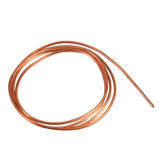 Lot De 2 Tubes En Cuivre Rond 8x6 Mm - Longueur 500 Mm - Pour DIY Et Bricolage
