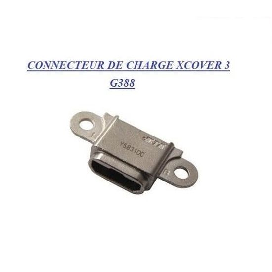 LIQC Connecteur Port Charge Compatible Samsung Galaxy Xcover 3 / Xcover 4 / G388 / G390 - Pièce De Rechange USB