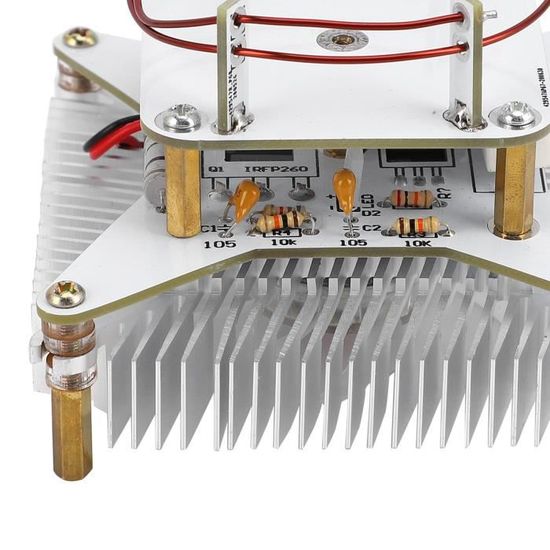 Kit Haut-parleur à Plasma Mini Bobine Tesla 15W - Pour Expériences Scientifiques Et Son - Neuf