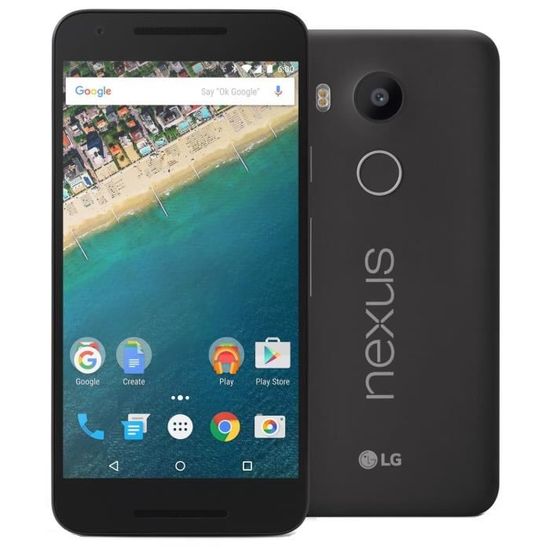 LG Nexus 5X H791 LTE 5" Smartphone Android 16GB noir Nouveau dans une boîte blanche