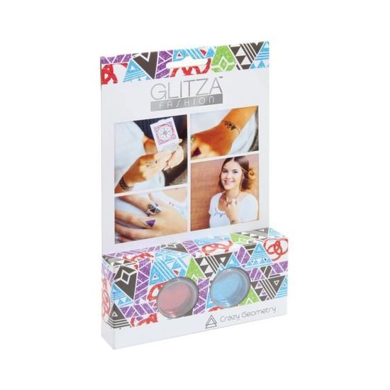 GLITZA FASHION Starter Set Ethnic – Glitzer-Tattoos & Glitter Für Skin & Style | Bastelspaß Ab 6 Jahren
