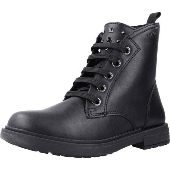 Stivaletti Geox J Eclair Girl Per Bambine E Ragazze - Stile Combat Con Perle, Traspiranti E Comodi