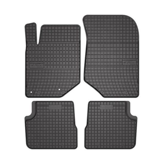 Tapis De Sol Caoutchouc Pour Opel Mokka / Mokka X 2015-2020 - 4 Pièces, Bords Hauts 3 Cm - Noir