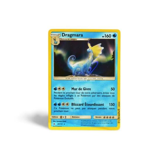 Carte Pok mon Dragmara 90 PV 28 131 SL6 Lumi re Interdite NEUF FR carte-pok-mon-dragmara-90-pv-28-131-sl6-lumi-re-interdite-neuf-fr