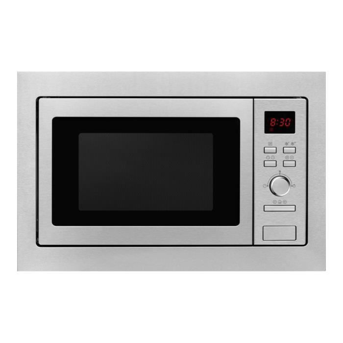 Amica EMW 13181 E Four micro-ondes grill intégrable 20 litres 800 Watt acier inoxydable
