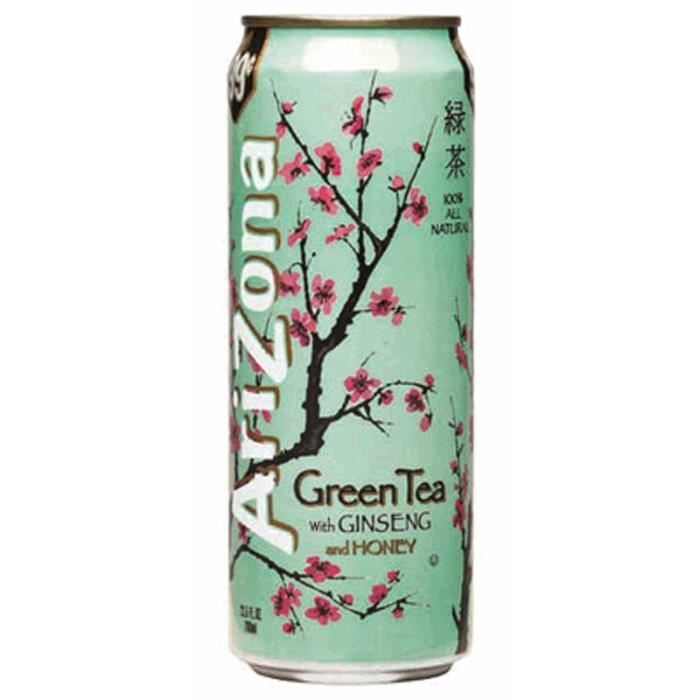 Arizona Thé Vert et Miel 33cl (pack de 24)