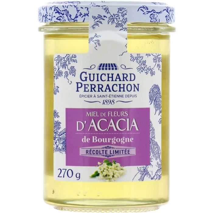 GUICHARD PERRACHON Miel de fleurs d’acacia de Bourgogne - 270 g
