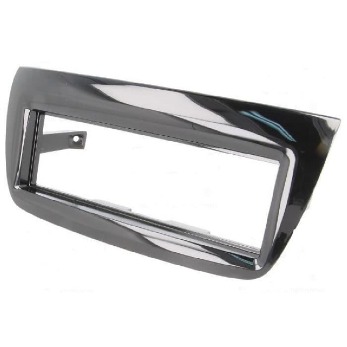 Facade autoradio 1DIN Fiat Doblo Opel Combo 11-14 - Noir brillant