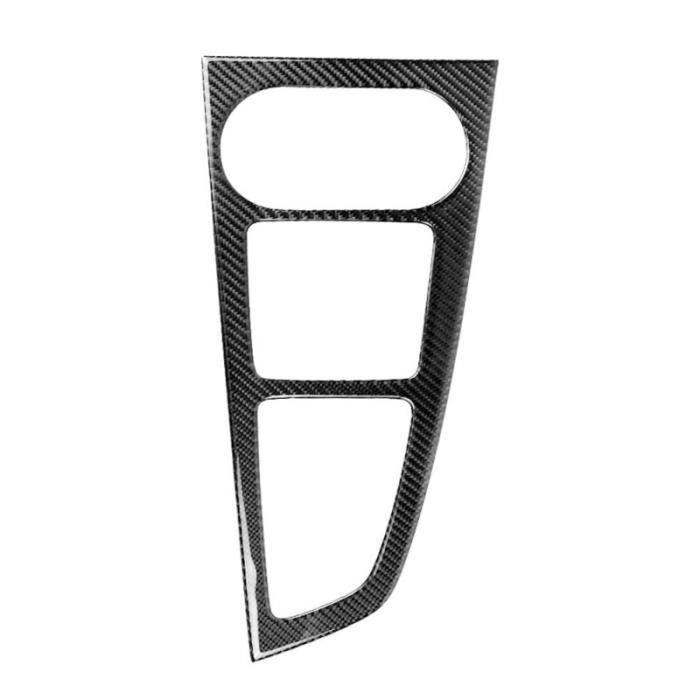 1 PC voiture automobile en Fiber de carbone Durable décoratif panneau de changement de BEQUILLE CENTRALE - BEQUILLE LATERALE