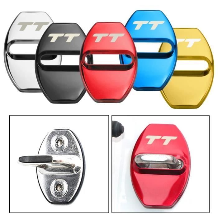 Serrure de porte décoration Protection housse emblème étui pour Audi TT A1 A3 A4 A5 A6 A7 A8 - Modèle: style 1 blue - ANQCCTB06567