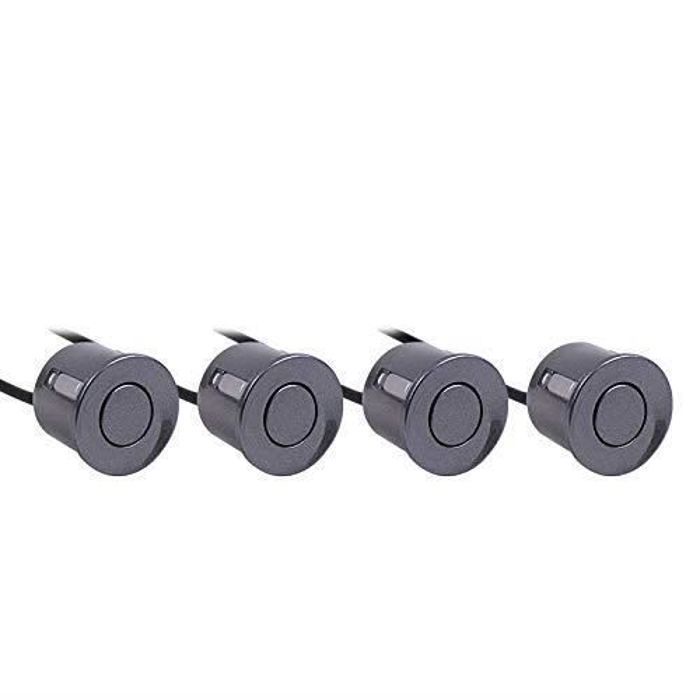 4pcs / lot 22mm Kit Capteur de stationnement de voiture Système de radar indicateur d'alerte radar inversé (Gris)
