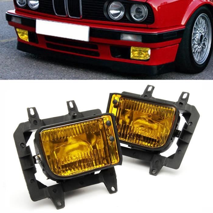 Phares antibrouillard Avant Lentille Orange Pour BMW E30 3-Serie Sedan 85-93