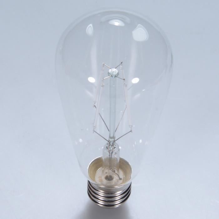 Rétro Ampoule Edison décorative LED COB E27 Bouchon à vis Pub Bar Ambient Filament Light Bulb Bleu