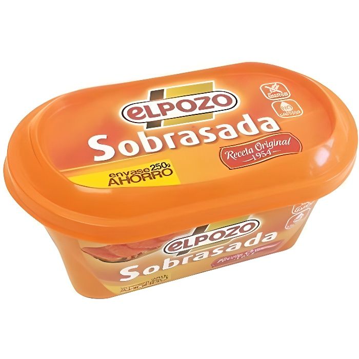 Crème de soubressade el Pozo 250 Grs