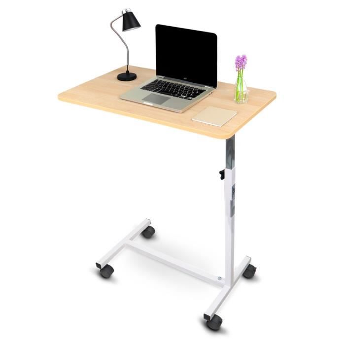 Table auxiliaire pour lit ou canapé - acier - hauteur réglable - Meseta - Mobiclinic