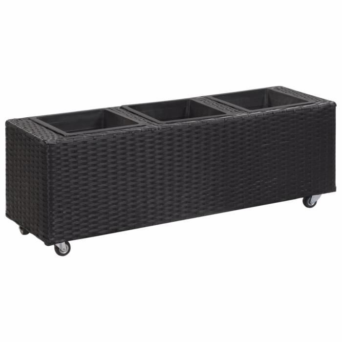 MOBILIER🌿Elégant - Jardinière Pots Bac à fleurs d'extérieur - Bac à fleurs plantes Balcon Style Contemporain-Lit surélevé de 9693