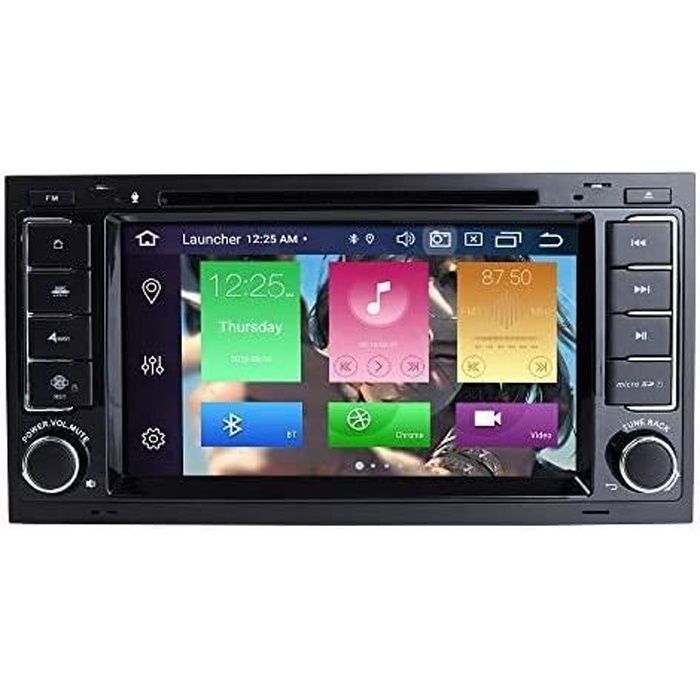 AUTORADIO pour VW Volkswagen Touareg T5 Transporter Android 10.0 Octa Core 4G RAM 128G ROM 7- Lecteur DVD de Voiture Radio Sys215