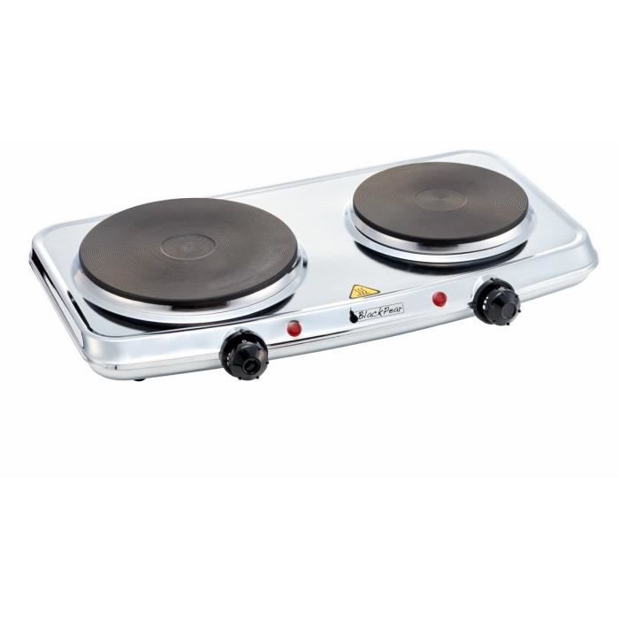 Plaque de cuisson Anti Adhésive Protection Surchauffe Temp Max 500° 2250W