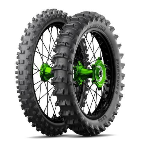 Michelin STCROSS 6 SAND 80/-21 51M - PNEUS - PN TT, Avant, Diagonal, Sable - Visuel non contractuel