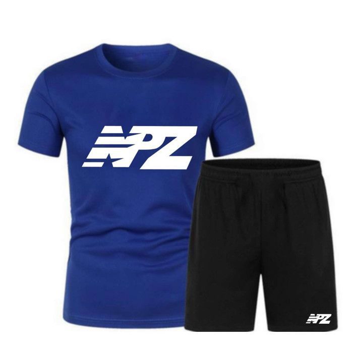 Ensemble de Foot short et maillot NPZ enfant bleu royal - 12/13 ans - Bleu royal