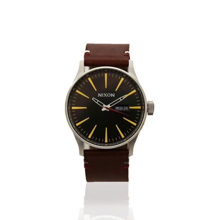 Montre Sentry Leather Nixon Marr...