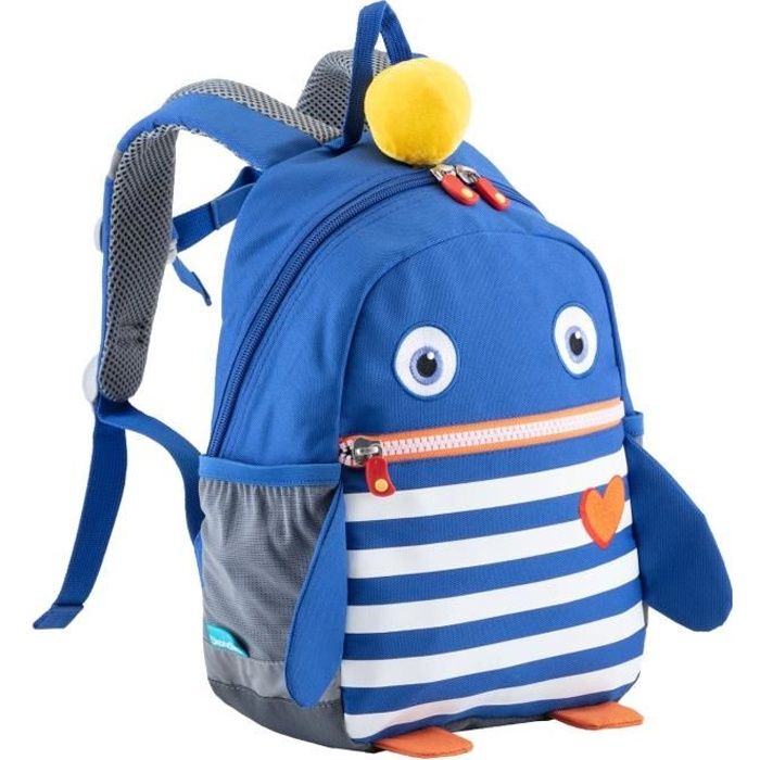 Sac à dos enfants maternelle avale-soucis - Skandika Sorgenfresser - Sac randonnée mixte- 8 L - dos rembourré - Ping