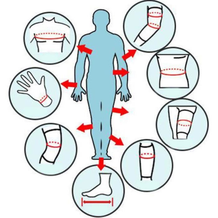 Ensemble de bandes de kinésiologie Thérapeutique Sports Athletic Tape ACCESSOIRES BEAUTE - BIEN-ETRE - PIECES BEAUTE - BIEN-ETRE
