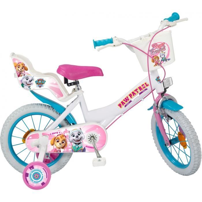 Toimsa Vélo fille Paw Patrol 14 pouces 23,5 cm Fille Frein à tambour Blanc