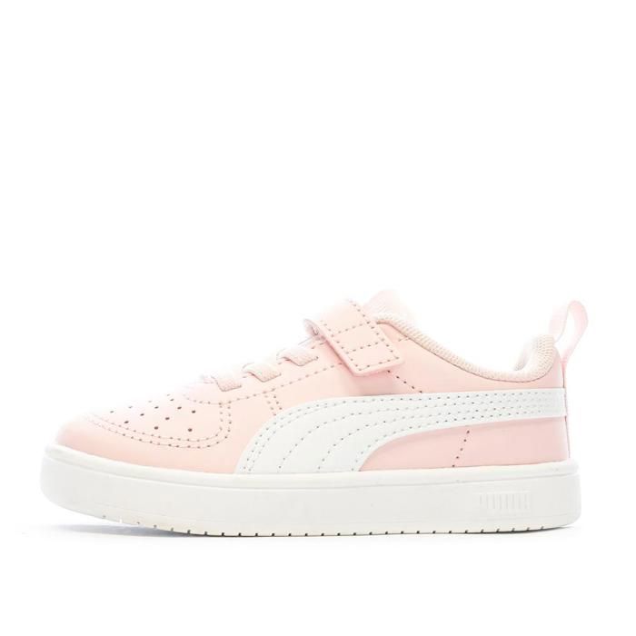 Puma Baskets Rose/Blanche Fille Puma Rickie