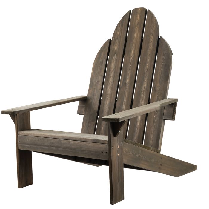 Wiltec Chaise Adirondack 89 x 72 x 92 5 cm en pin certifié FSC chaise de jardin pour extérieur et intérieur fauteuil de jardin rés Wiltec Chaise Adirondack 89 x 72 x 92 5 cm en pin certifié FSC chaise de jardin pour extérieur et intérieur fauteuil de jardin rés