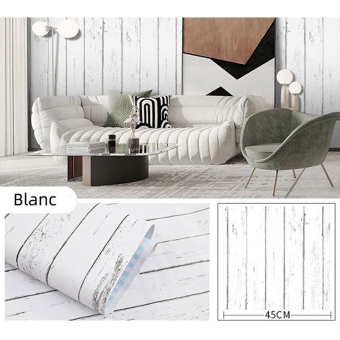 Phototapette 3D Effet Bois – Papier Peint Mural Auto-adhésif Pour Magasin Ou Décoration Intérieure